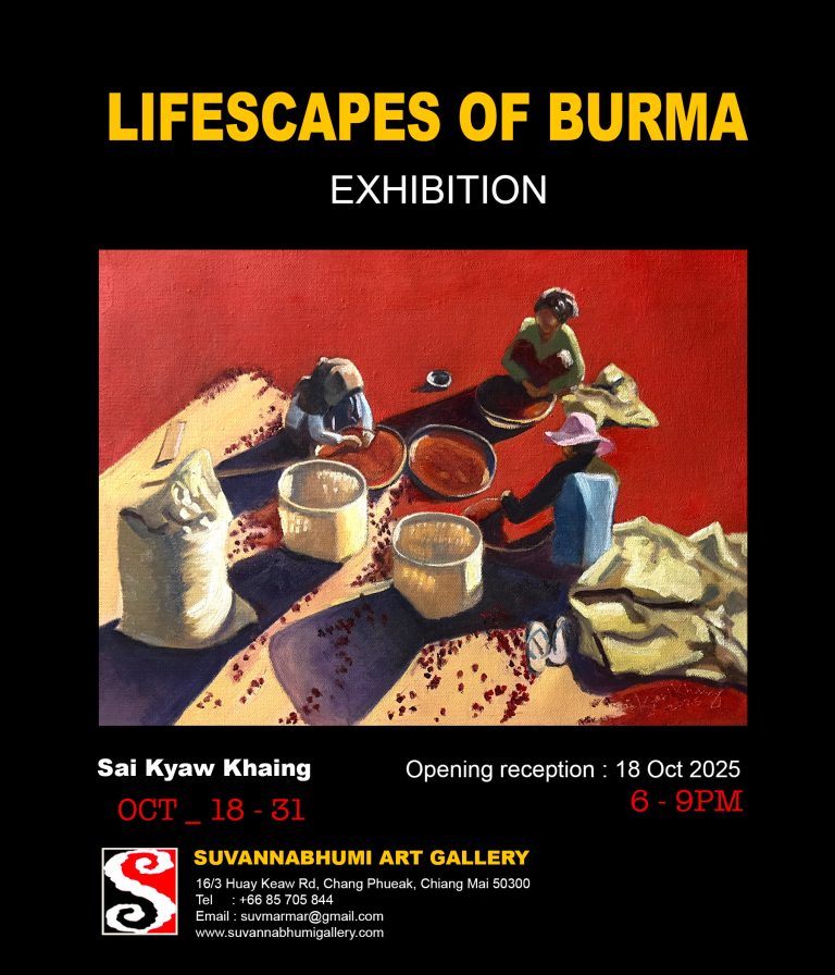 Read more about the article On View ‘Lifescapes of Burma’ by Sai Kyaw Khaing